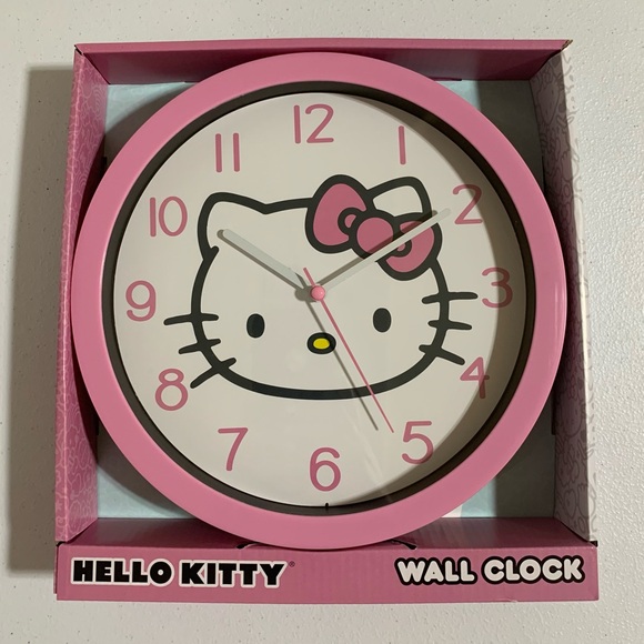 Hello Kitty by Sanrio Analog Wall Clock-New in Box - Picture 5 of 5